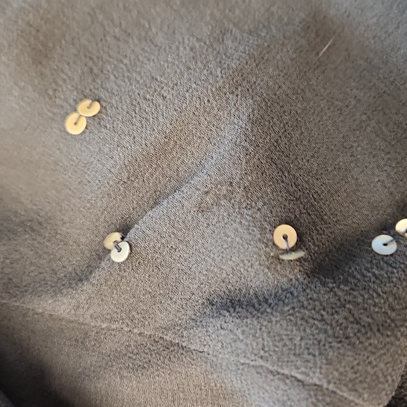 Silk Beaded Cropped Womens Top - Picture 5 of 7